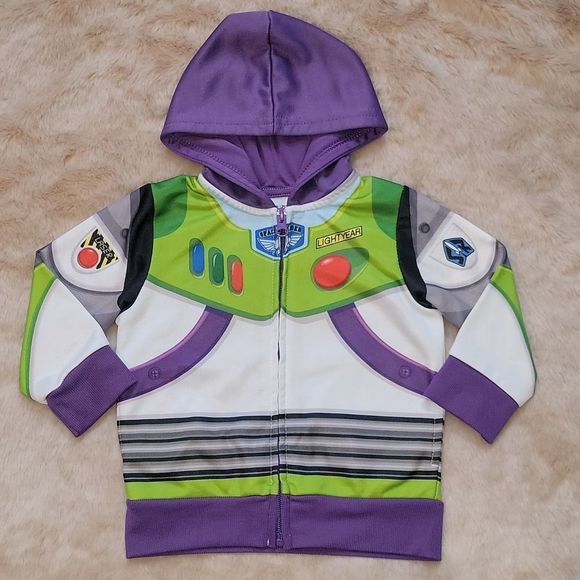 Disney Shirts & Tops Disneytoy Story Buzz Lightyear Full Zip Hoodie